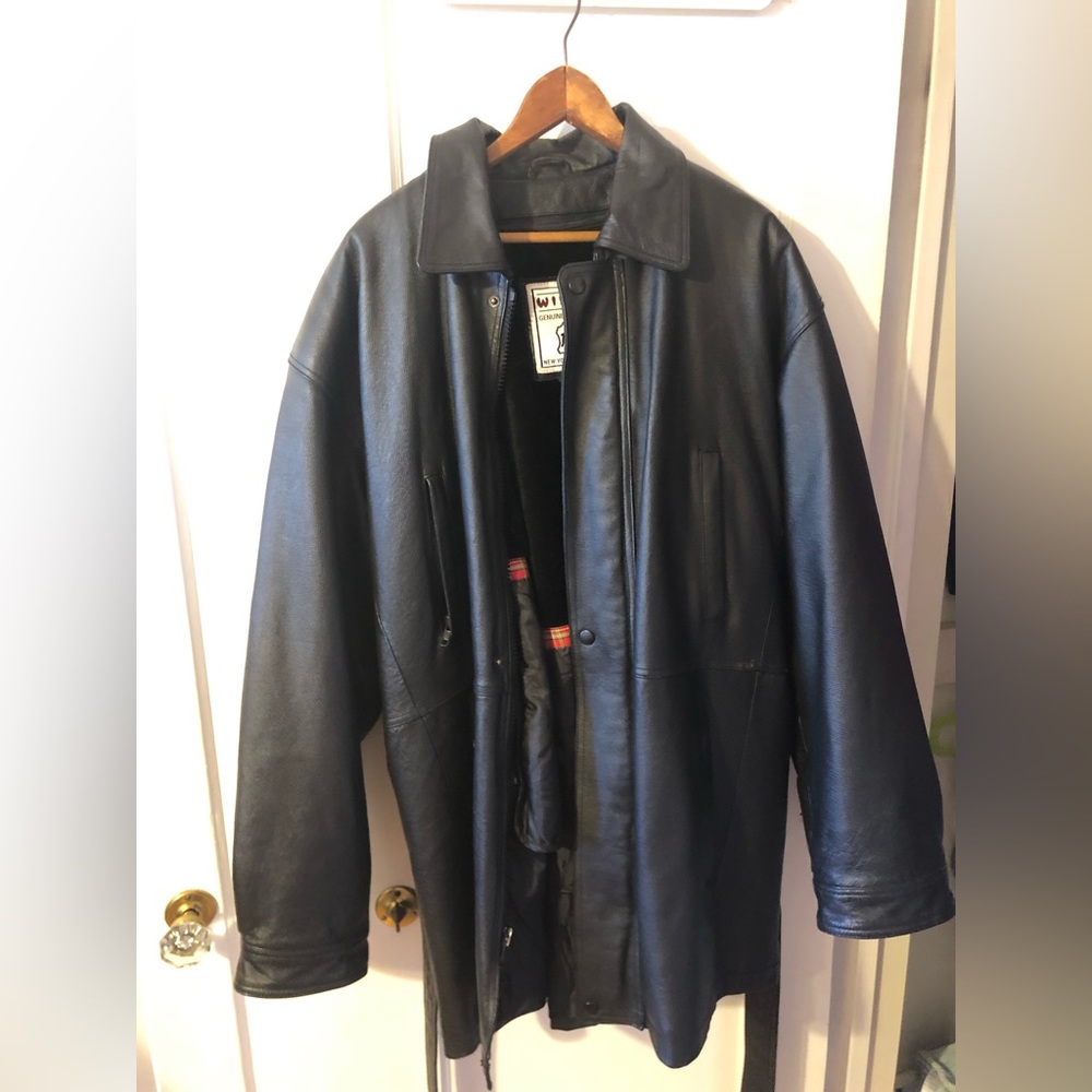 Wilda Genuine Leather Men's Black Leather Jacket